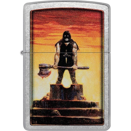 Zippo 2024 Zippo Frank Frazetta The Executioners 2, Street Chrome,  ZIP-48556